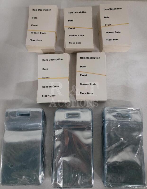 Inventory Information Cards & Plastic Card Sleeves - New