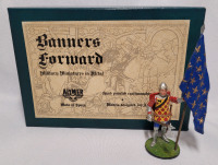 Alymer Banners Forward ' Sir Eustance De Ribeaumony ' Toy Soldier Lead Miniature