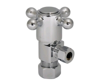 New Mountain Plumbing Compression Angle Valve / Ceramic Stem - MT4003X-PN