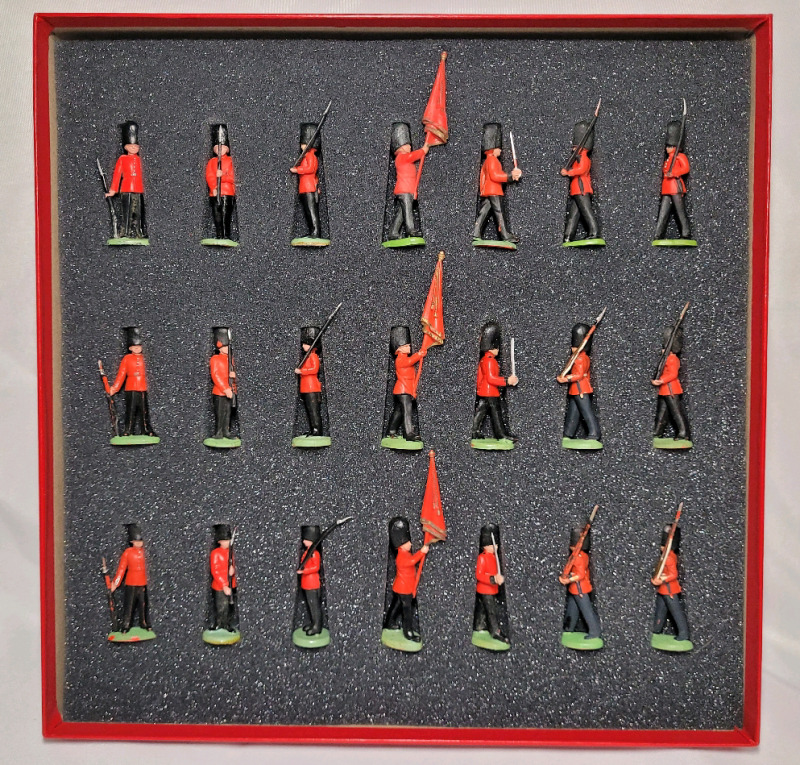 British 1st. Battalion Coldstream Guards Made in England Plastic Miniatures