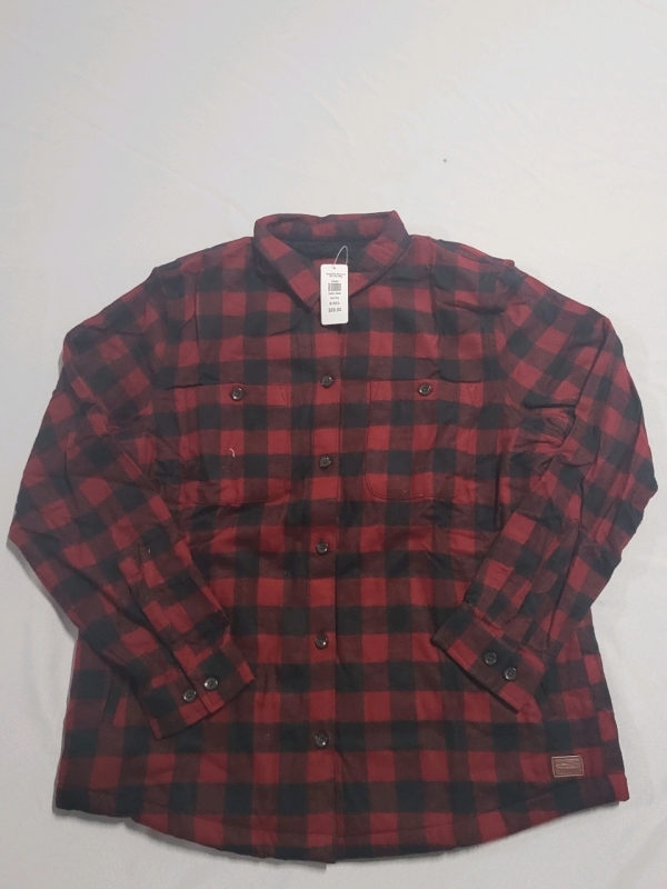 New LL Bean Scotch Plaid Rob Roy Women's Shirt - Med