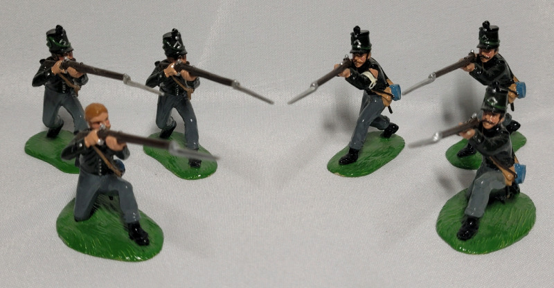 Trophy Miniatures ' Napoleonic Wars : British Rifle ' Toy Soldier Lead Miniatures