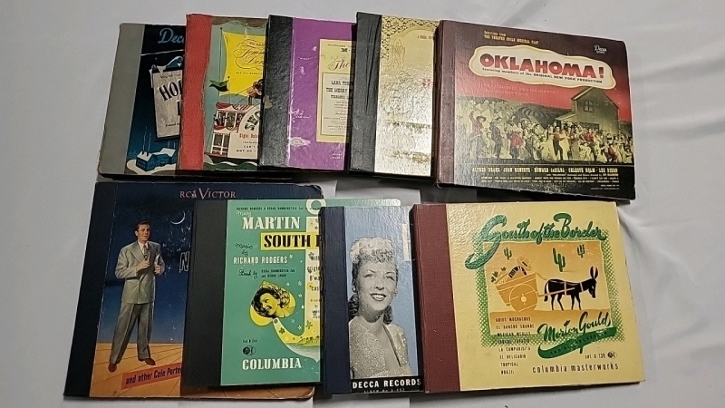 Lot of Vintage 78 Record Box Sets