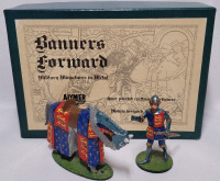 Alymer Banners Forward ' King Edward III of England ' Toy Soldier Lead Miniature