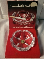 Cristal d'Arques 11cm Lead Crystal Lude Ashtray