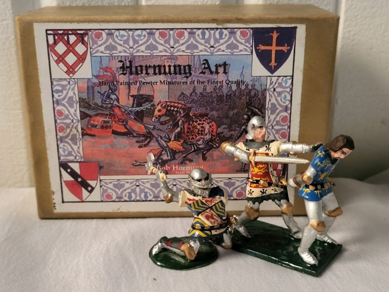 2 Hornung Art Hand Painted Lead Miniatures