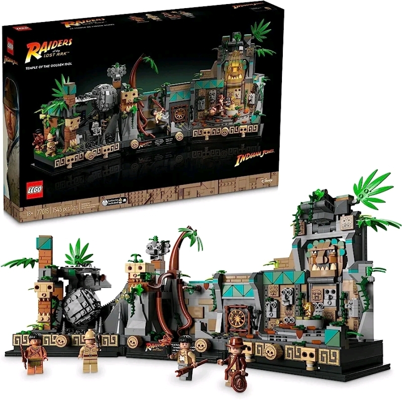 NEW - LEGO Indiana Jones Temple of the Golden Idol , Set # 77015