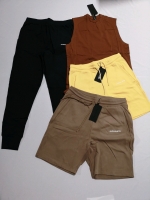 4 New ALPHALETE Men's Medium Tank Top, Jogger & Shorts