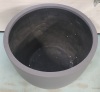 New 35" Diameter Lightweight Extra Large Fiberglass Bowl Planter , Grey - 2