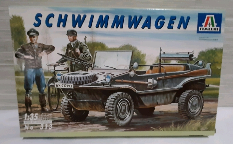 Vintage Italeri Amphibious Vehicle with Accessories. 1:35 Scale