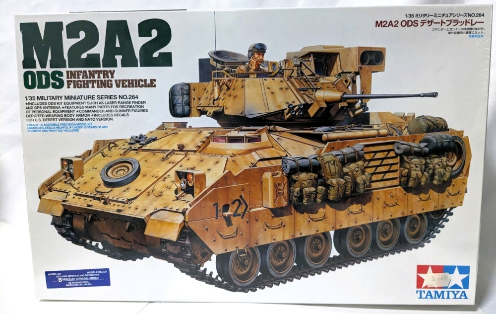 New TAMIYA M2A2 0DS Infantry Fighting Vehicle 1:35 Scale Model Military ...