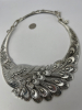 Statement Peacock Collar Necklace - 4
