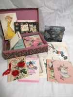 Assorted Vintage Greeting & Note Cards + New Greeting Card Set