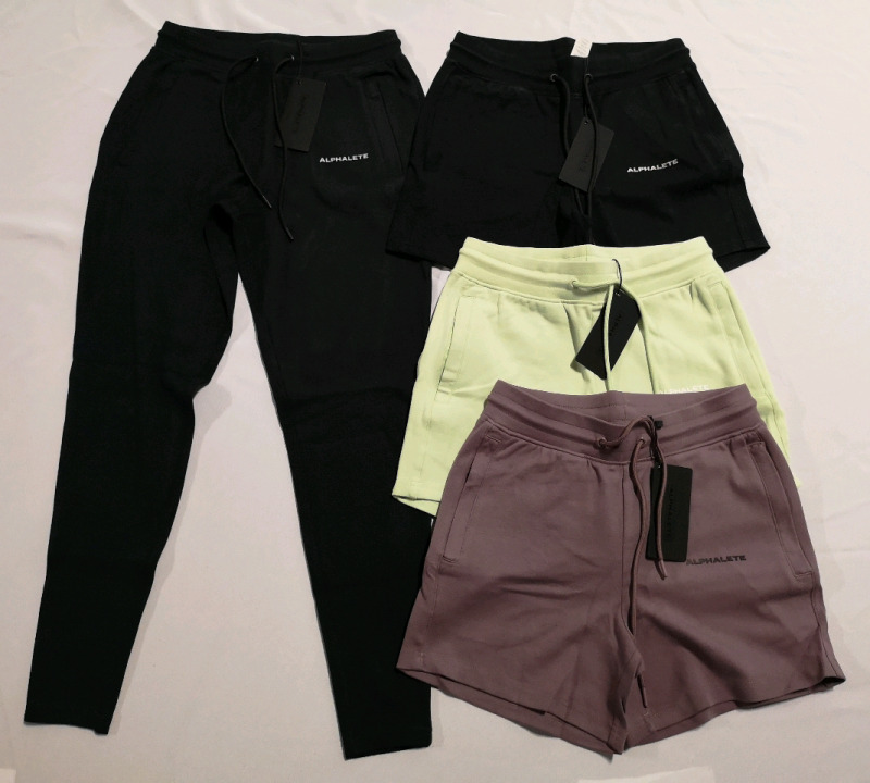 4 New ALPHALETE Women's Medium Shorts and Jogger