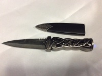 New Celtic Style Dirk Knife Green Earth