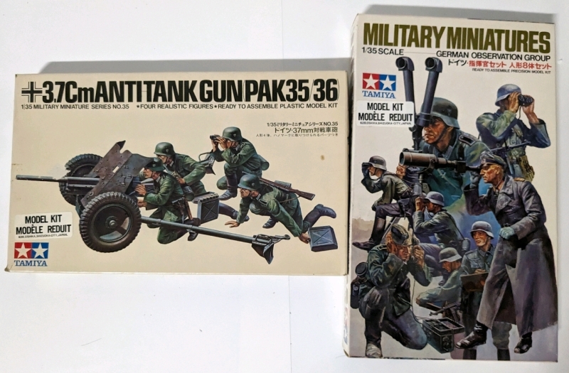 2 TAMIYA 1:35 Military Miniatures Series Model Hours MM135 &:MM173
