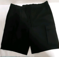 New H&M Men's Cargo Shorts in Black Size L