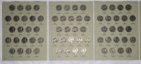 1962 - 1995 USA Jefferson Nickels , Complete Set . 66 Coins