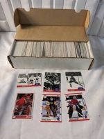 12" Box of Assorted Hockey Cards.
