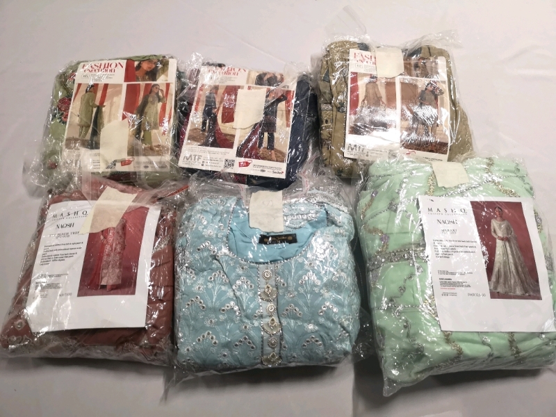 6 Women's Eastern European Style Clothing Sets