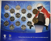 2010 Canadian Vancouver Winter Olympic Coin Set in Booklet