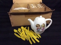 Vintage Child&rsquo;s Ceramic Tea Set In Original Box Japan