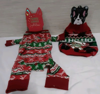 Dog and Cat Clothing for Christmas. Dog Size S Cat Size S/M