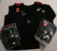 11 New Men's Jackets, Vest, Polo Tops sz Med, Large XL, 2XL, 4XL - Logo Nesters Market