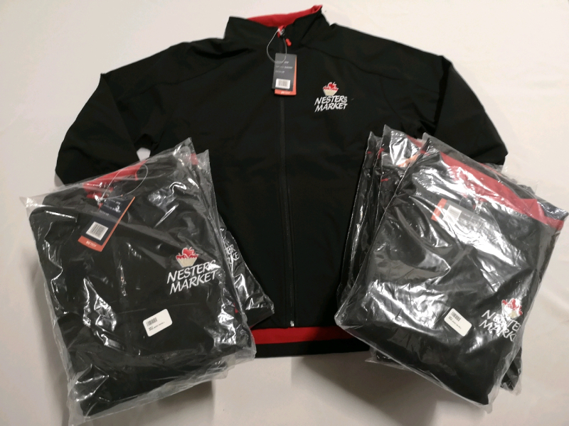 10 New Men's Jackets sz Large - Logo Nesters Market