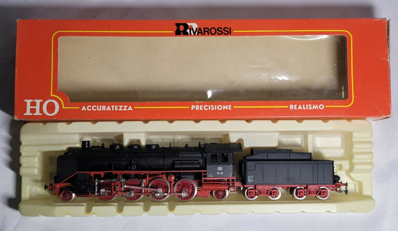 Rivarossi HO Gauge # 1345 Steam Locomotive Engine in Original Box