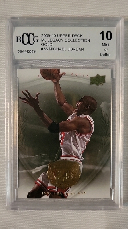 Graded Michael Jordan Card - 10 Mint or Better