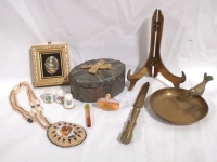 Vintage Brass & Ladies Dresser Lot