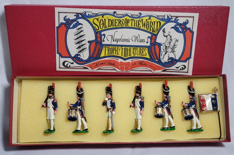 Trophy Miniatures ' Swiss Eagle & Standard Set ' Toy Soldier Lead Miniatures