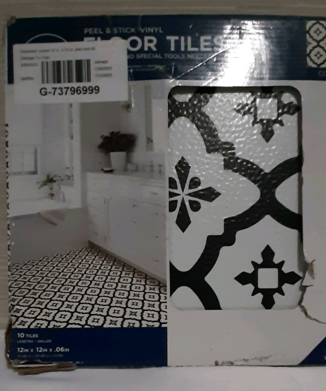 New 10- Peel & Stick Floor Tiles