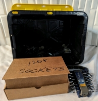Sockets, Wrenches, and Tool Lot.