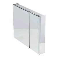 New Pegasus Bathroom Mirror / Cabinet - 36"x26"