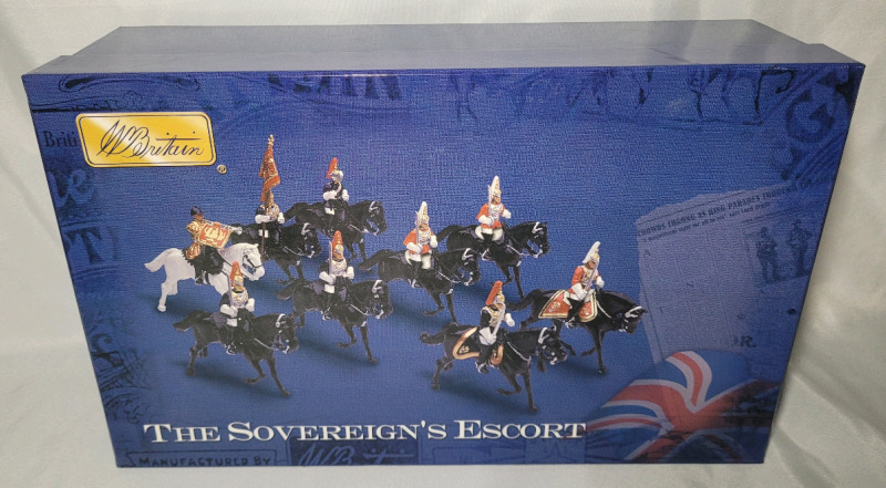 Britains ' The Sovereign' Escort Household Cavalry ' Toy Soldier Lead Miniatures