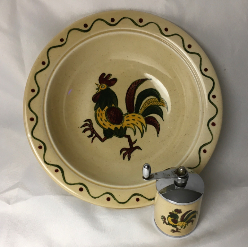 MCM Poppytrail Rooster Bowl & Grinder California