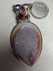 Sajen Sterling Opalescent Window Druzy Mystic Topaz Pendant - 5