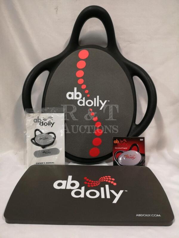 New Ab Dolly Fitness Abdominal Exercise Equipment with Workout DVD