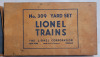 Lionel Trains O / 027 Gauge Yard Set Signs No. 309 w/Box - missing Stop Sign - 3