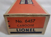 Vintage Lionel Trains O / 027 Gauge Caboose SP Type No. 6457 (B) w/Original Box - 5