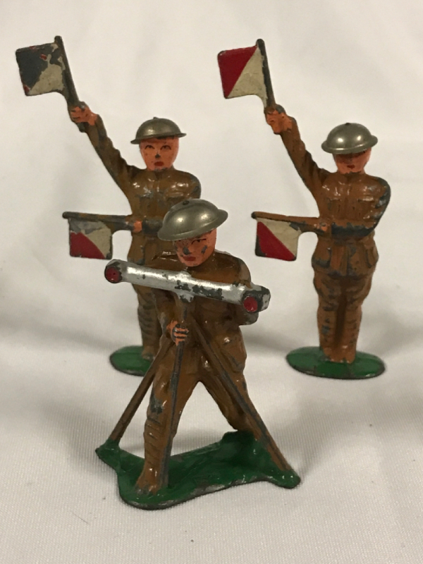 Lot of 3 Barclays Lead Soldiers