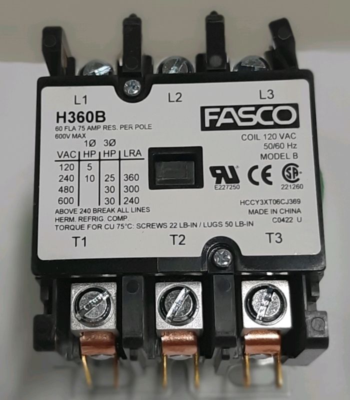 New, Falco H360B Definte Purpose Contactor