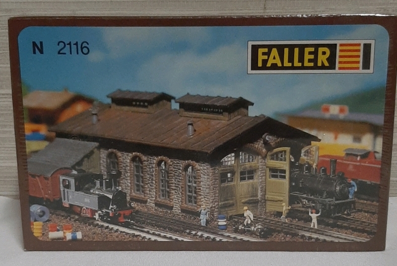 Vintage, Faller N Scale Engine House