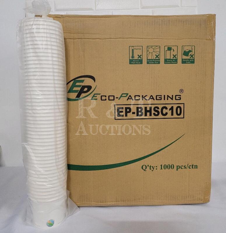 1000 New 10oz. Paper Soup Cups from Eco-Packaging