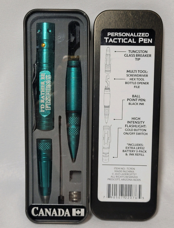 NEW Personalized 4-Function Tactical Pen in Case