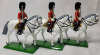 Britains ' The Queens Mounted Guard : Beefeaters ' Toy Soldier Lead Miniatures - 3