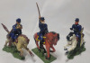 Vintage 1966 R C Bussler ' Civil War Union Mounted Soldiers ' Lead Miniatures - 2