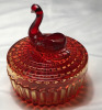 Fenton & Jeannette Amberina Glass Lot - 2